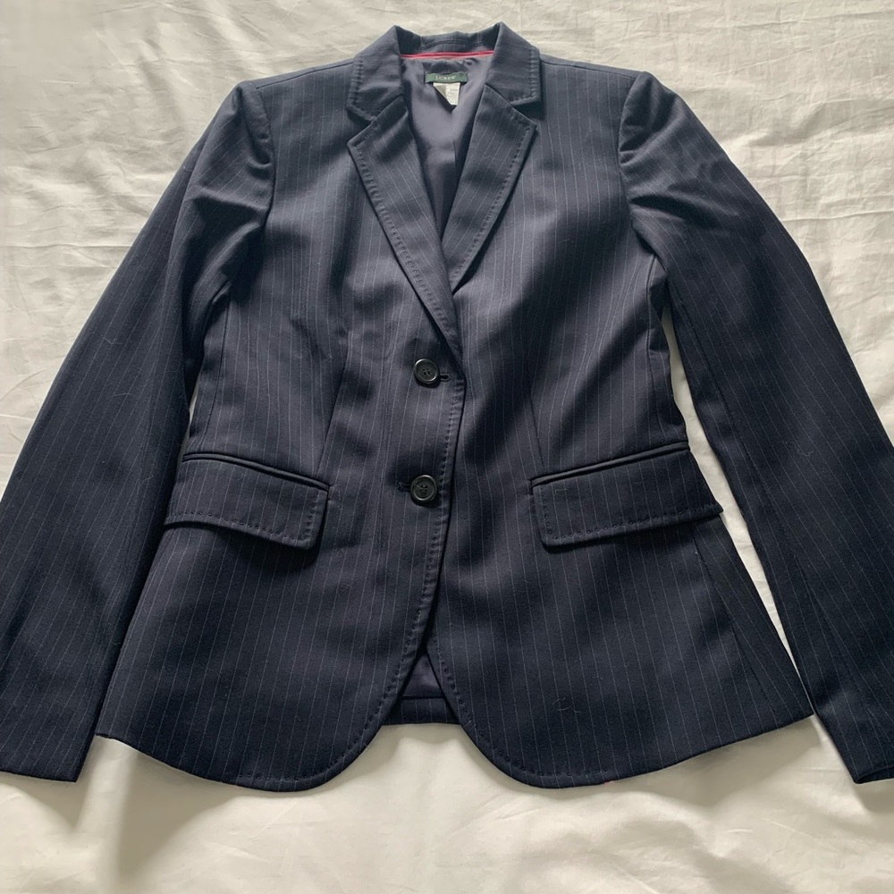 EUC! J.Crew Pinstripe Suiting Blazer